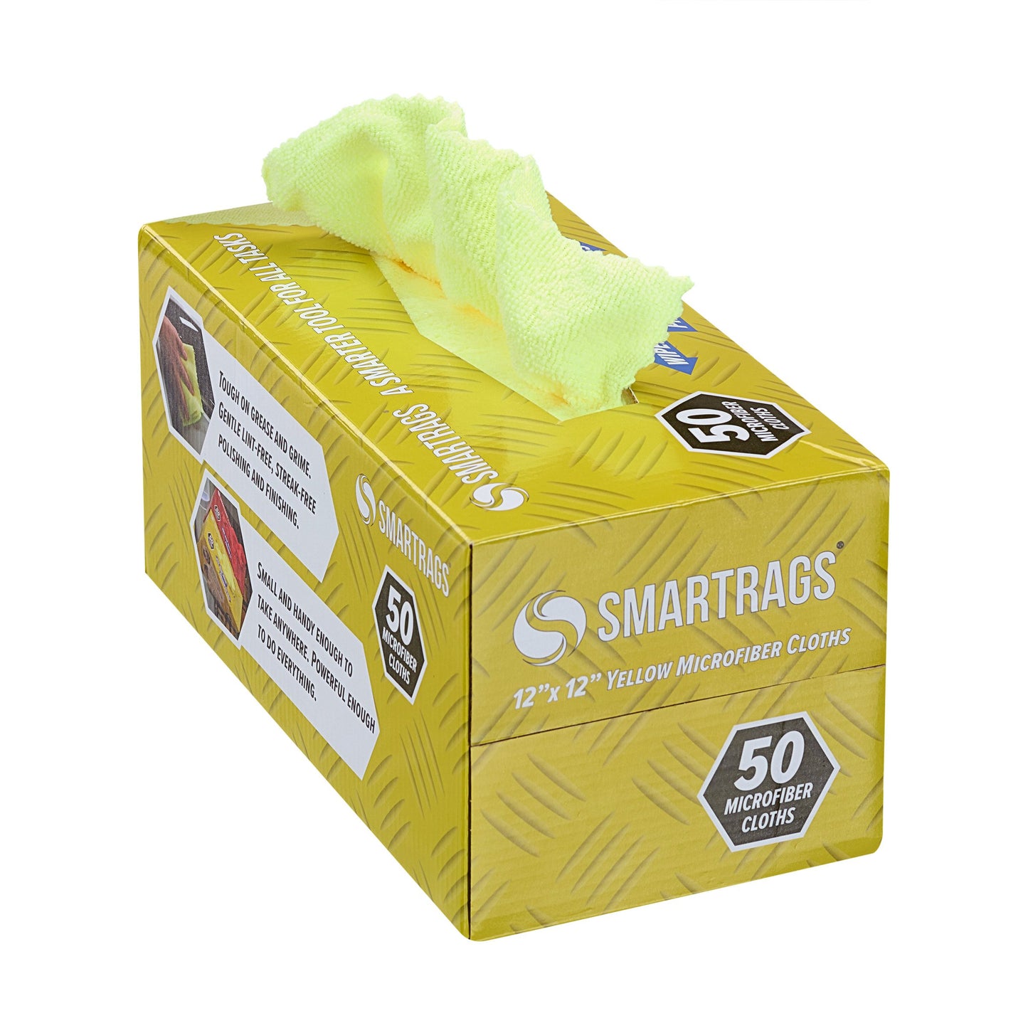 Microfiber Smart Rags – Ultra-Absorbent, Lint-Free Cleaning Cloths, (12x12)