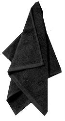 a black car wash towel