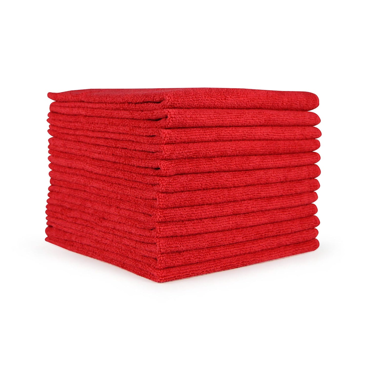 red microfiber cleaning cloths