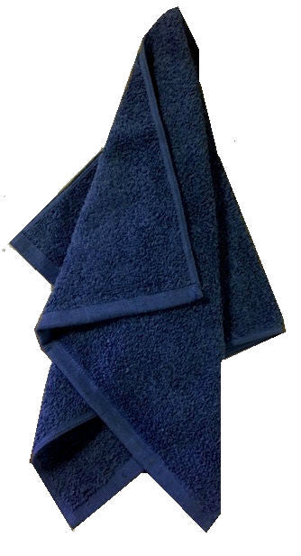 navy blue car wash towel